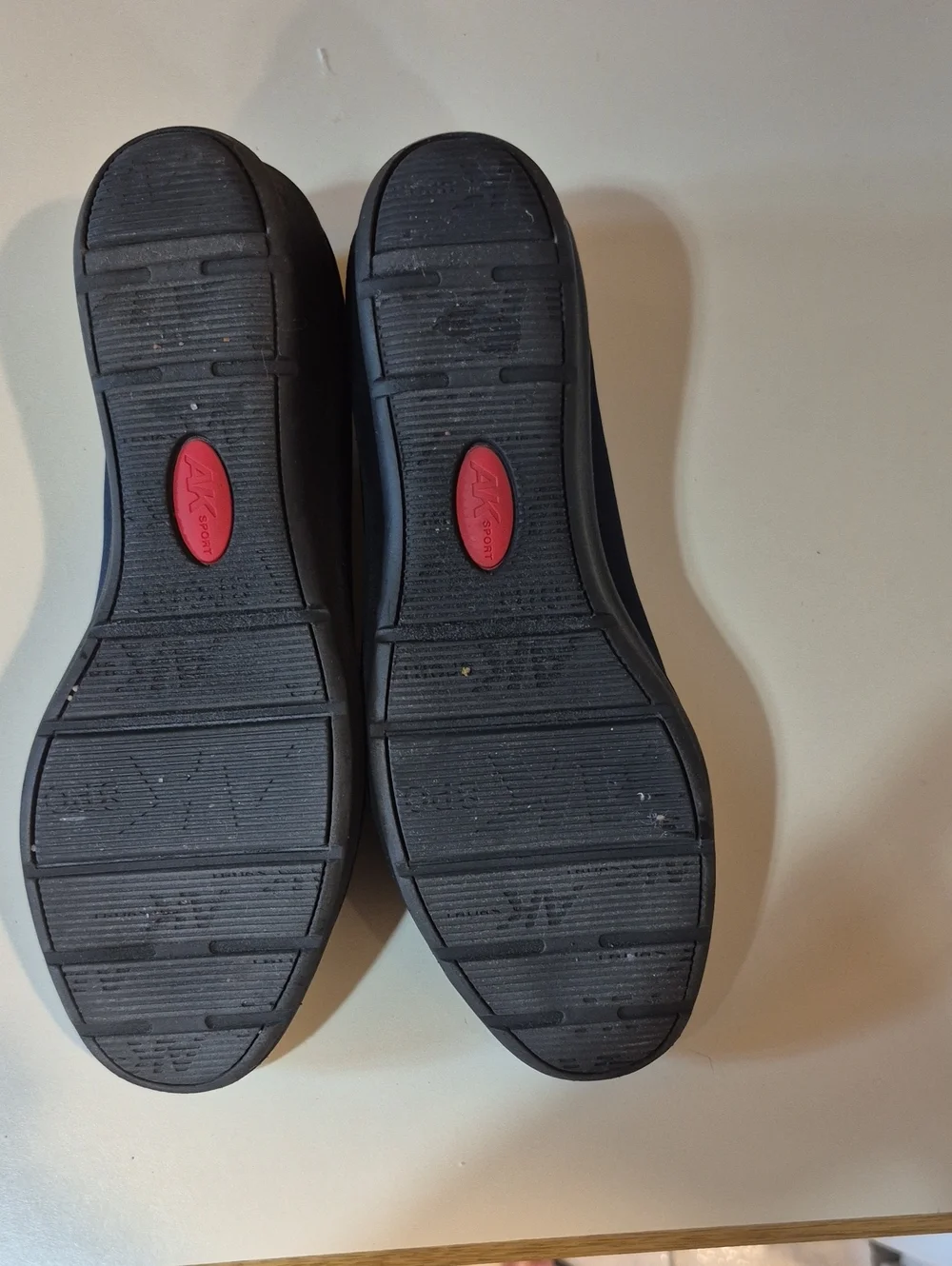 Women's Navy Blue Slip-On Comfort Wedges